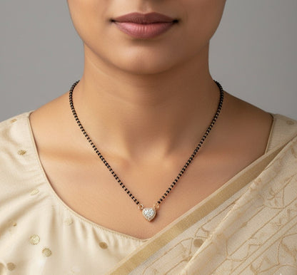 Auric Embrace Mangalsutra - Opal Touch