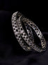 Bangles - Aurora Bind Rhodium Bangles - Opal Touch