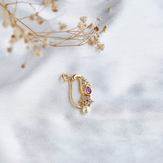 Nose Pin - Aurora Glow Nose Pin - Opal Touch