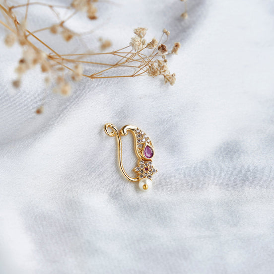 Nose Pin - Aurora Glow Nose Pin - Opal Touch