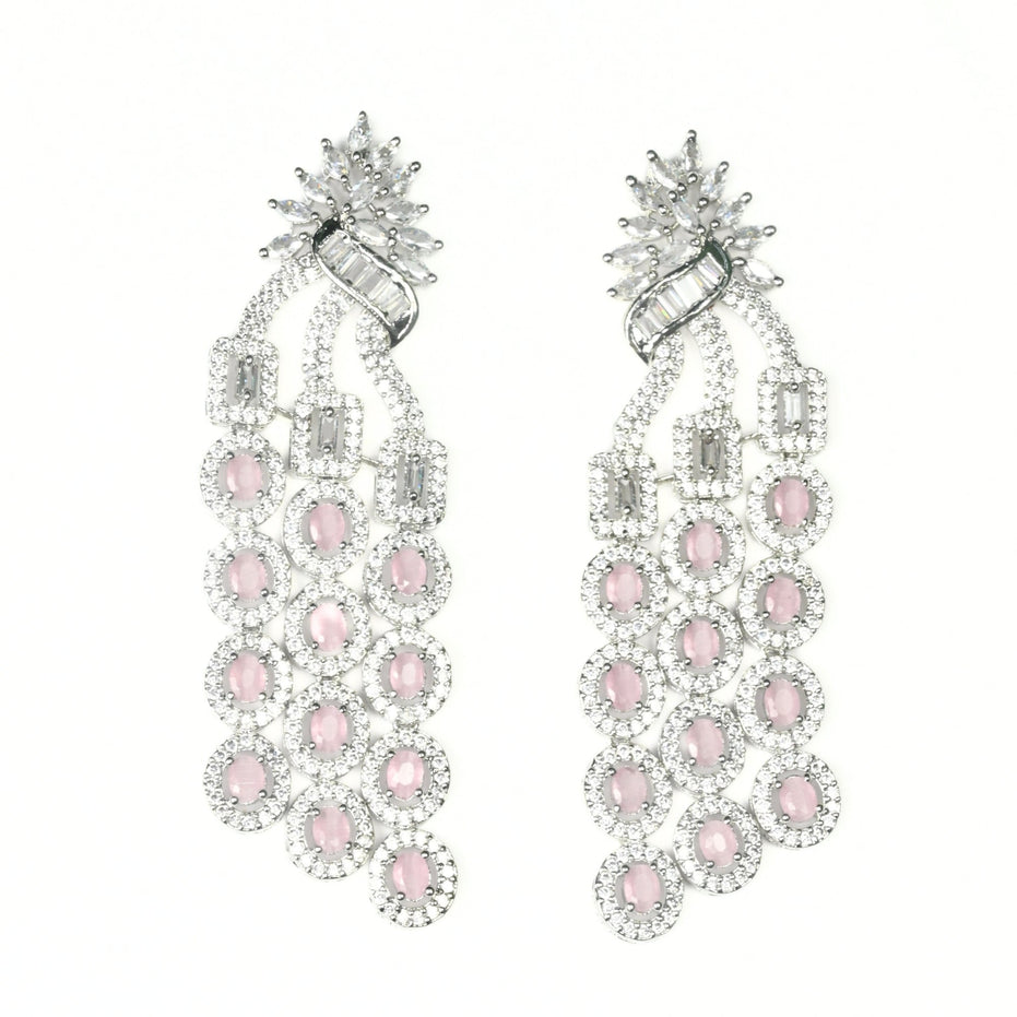 Earrings - Azure Bliss Dangler Earrings - Opal Touch