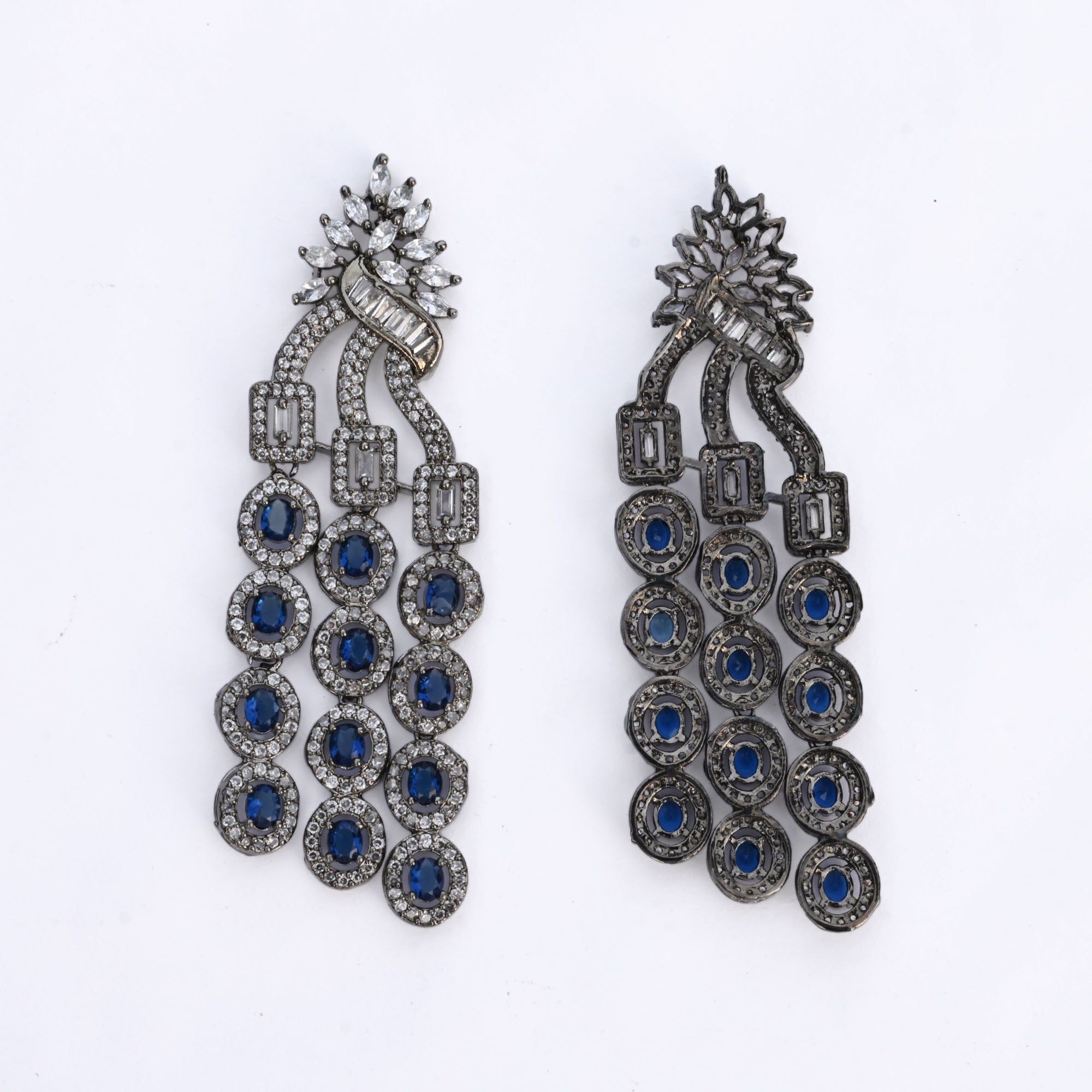 Earrings - Azure Bliss Dangler Earrings - Opal Touch