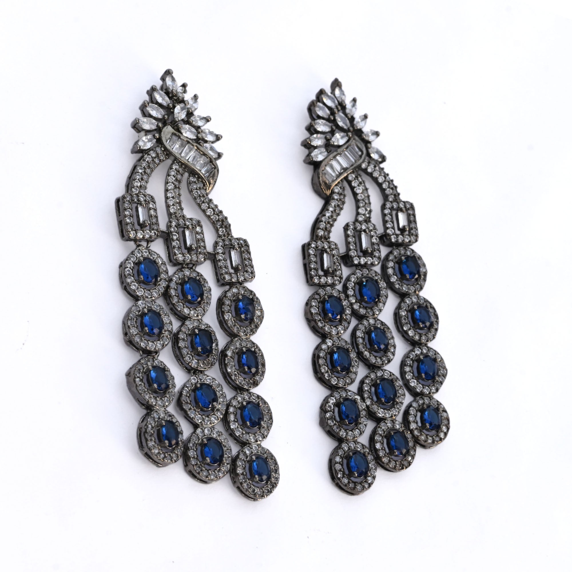 Earrings - Azure Bliss Dangler Earrings - Opal Touch
