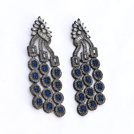 Earrings - Azure Bliss Dangler Earrings - Opal Touch
