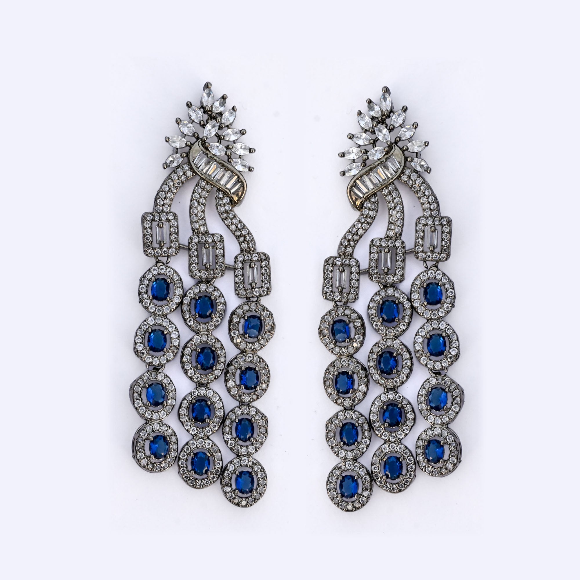 Earrings - Azure Bliss Dangler Earrings - Opal Touch