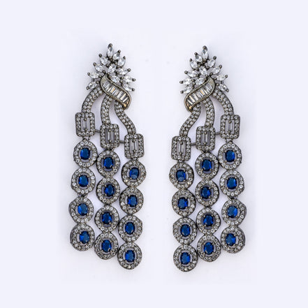 Earrings - Azure Bliss Dangler Earrings - Opal Touch