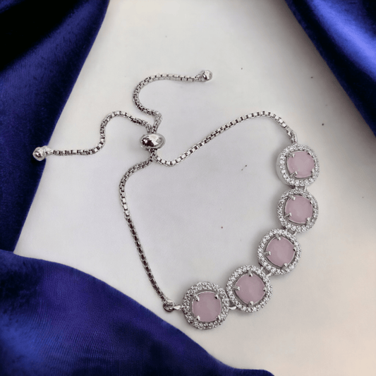 Opal Touch - Beautiful Envy Bracelet in Rhodium - Bracelet