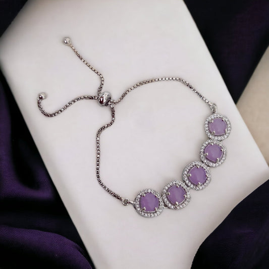 Opal Touch - Beautiful Envy Bracelet in Rhodium - Bracelet