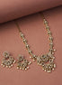 Necklace - Bird Enchanted Mehendi Plated Necklace Set - Opal Touch