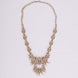 Necklace - Bird Enchanted Mehendi Plated Necklace Set - Opal Touch