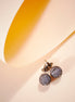 Opal Touch - Black Round Diamond Stud Earrings - Studs