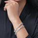 Bangles - Bloom Circlet Rhodium Plated Bangles - Opal Touch