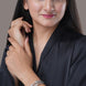 Bangles - Bloom Circlet Rhodium Plated Bangles - Opal Touch