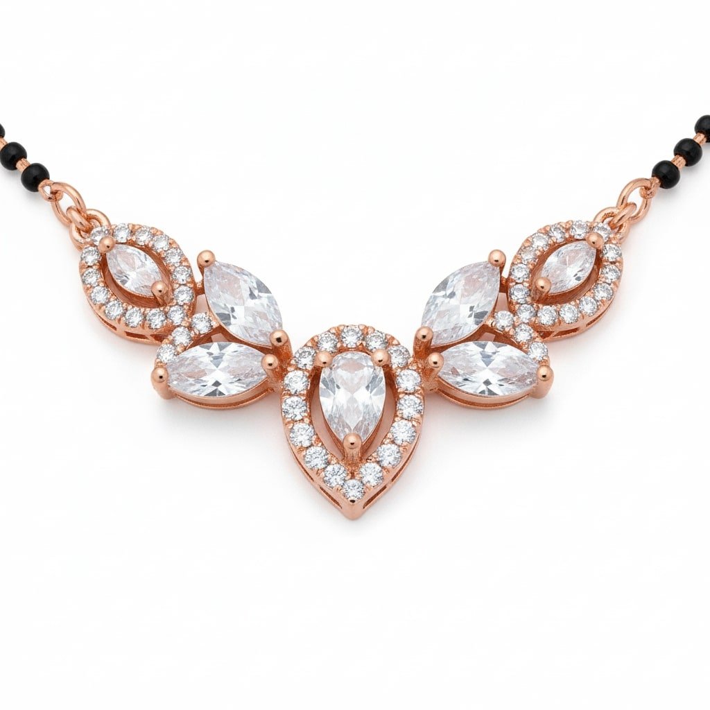 Bloom of Venus Mangalsutra - Opal Touch