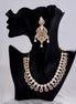 Necklace - Blooming Elegance Gold Plated Necklace - Opal Touch