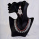 Necklace - Blooming Elegance Rhodium Necklace - Opal Touch