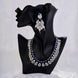 Necklace - Blooming Elegance Rhodium Necklace - Opal Touch