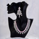 Necklace - Blooming Elegance Rhodium Necklace - Opal Touch