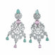 Necklace - Blooming Elegance Rhodium Necklace - Opal Touch