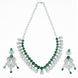Necklace - Blooming Elegance Rhodium Necklace - Opal Touch
