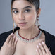 Necklace - Blooming Elegance Rhodium Necklace - Opal Touch
