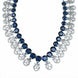 Necklace - Blooming Elegance Rhodium Necklace - Opal Touch