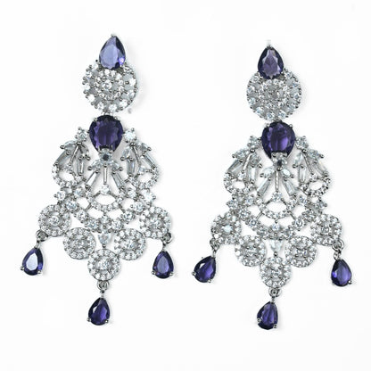 Necklace - Blooming Elegance Rhodium Necklace - Opal Touch