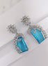 Opal Touch - Blue Turquoise Delight Earrings - Earrings