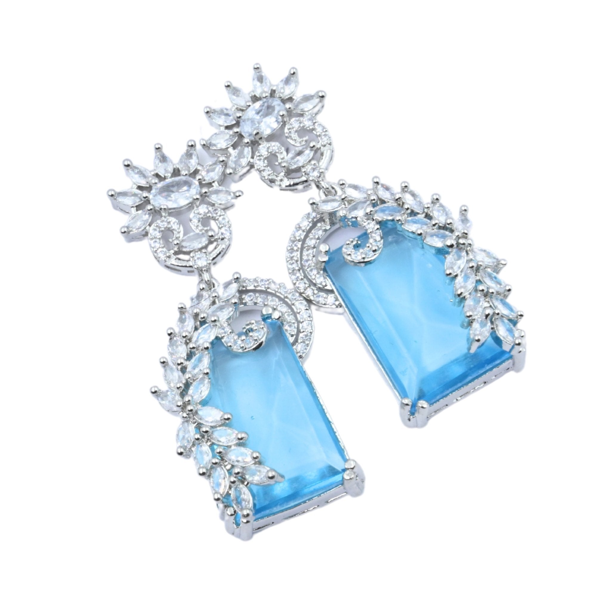 Blue Turquoise Delight Earrings - Opal Touch