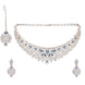 Opal Touch - Blue-White Choker Necklace -