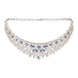 Opal Touch - Blue-White Choker Necklace -