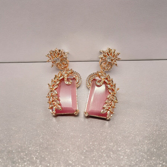 Earrings - Blush Bloom Earrings - Opal Touch