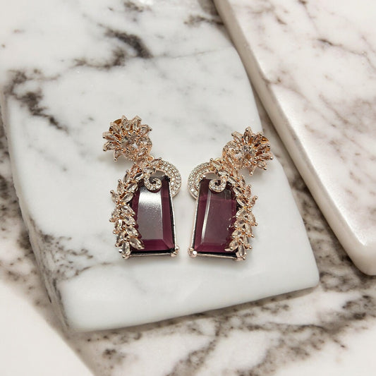 Earrings - Blush Bloom Earrings - Opal Touch