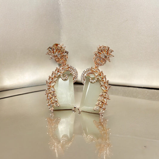 Earrings - Blush Bloom Earrings - Opal Touch