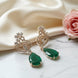 Blush Bloom Rose Gold Earrings - Opal Touch