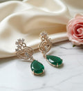 Blush Bloom Rose Gold Earrings - Opal Touch