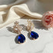 Blush Bloom Rose Gold Earrings - Opal Touch