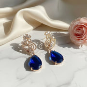 Blush Bloom Rose Gold Earrings - Opal Touch