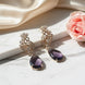 Blush Bloom Rose Gold Earrings - Opal Touch