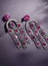 Earrings - Blush Glow Dangler Earrings - Opal Touch