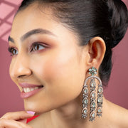 Earrings - Blush Glow Dangler Earrings - Opal Touch