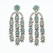Earrings - Blush Glow Dangler Earrings - Opal Touch