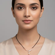 Blush Harmony Mangalsutra - Opal Touch