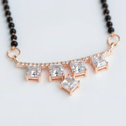 Blushing Bloom Mangalsutra - Opal Touch