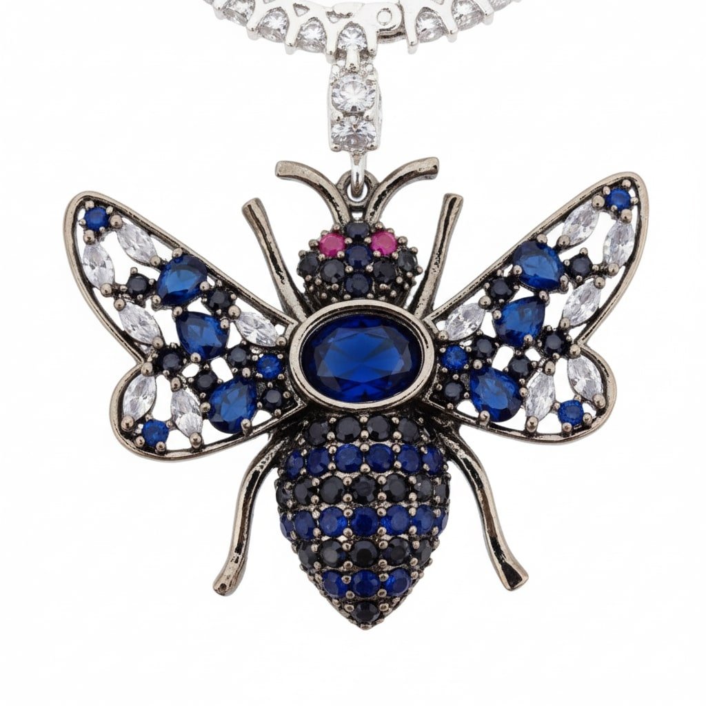 Blushing Petals Earrings in Black Plated Pink - Opal Touch