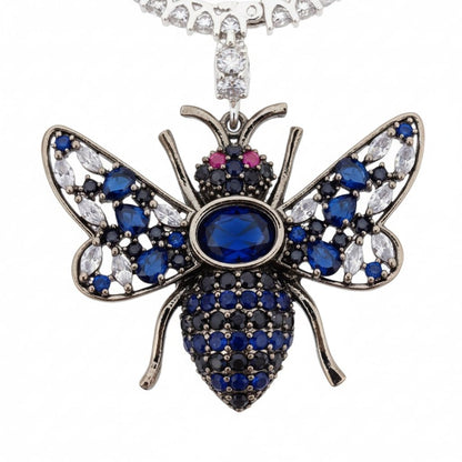 Blushing Petals Earrings in Black Plated Pink - Opal Touch