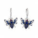 Blushing Petals Earrings in Black Plated Pink - Opal Touch