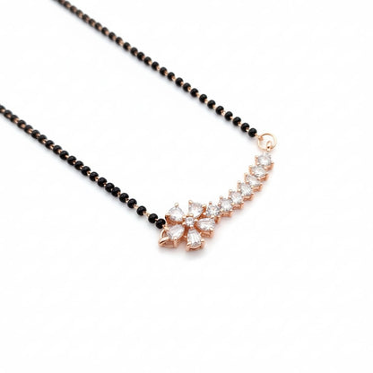 Blushing Rose Mangalsutra - Opal Touch