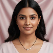 Blushing Rose Mangalsutra - Opal Touch