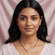 Blushing Rose Mangalsutra - Opal Touch